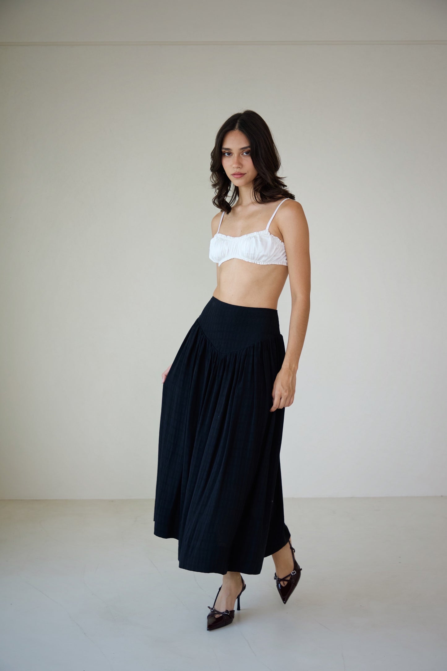 Falda rosalia negro