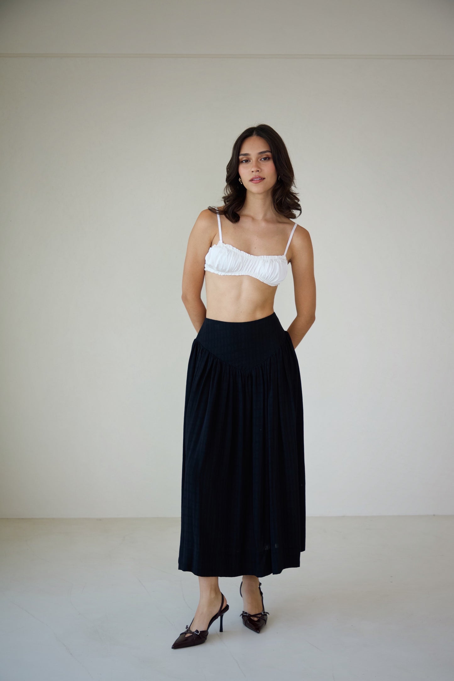 Falda rosalia negro