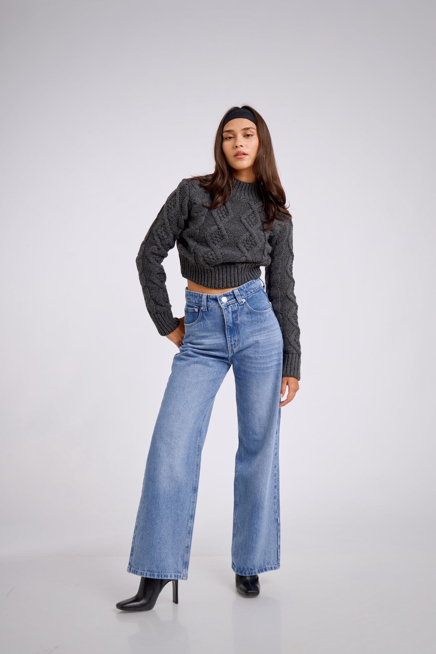 Wide leg jean Ice