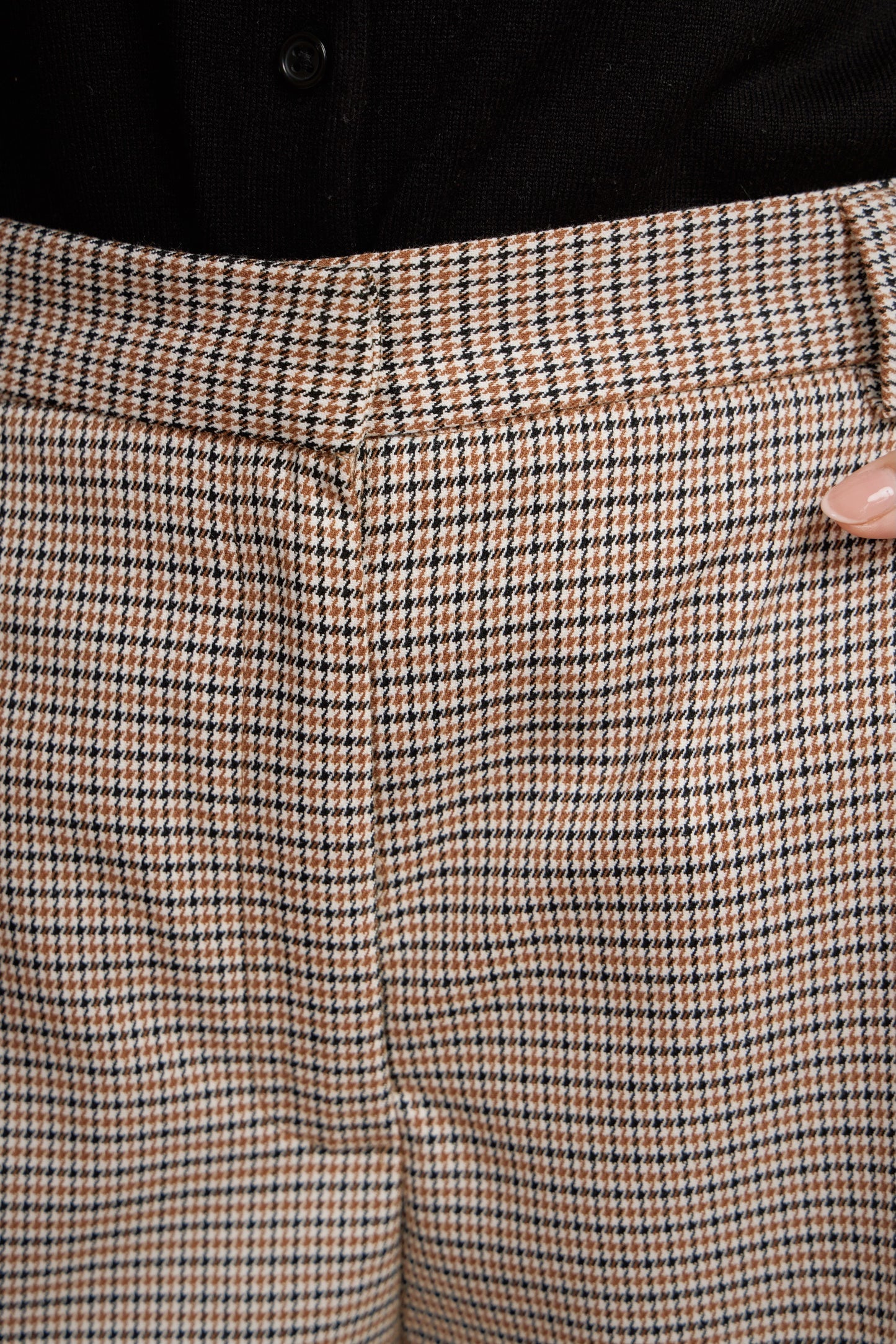Pantalón pata de gallo claro