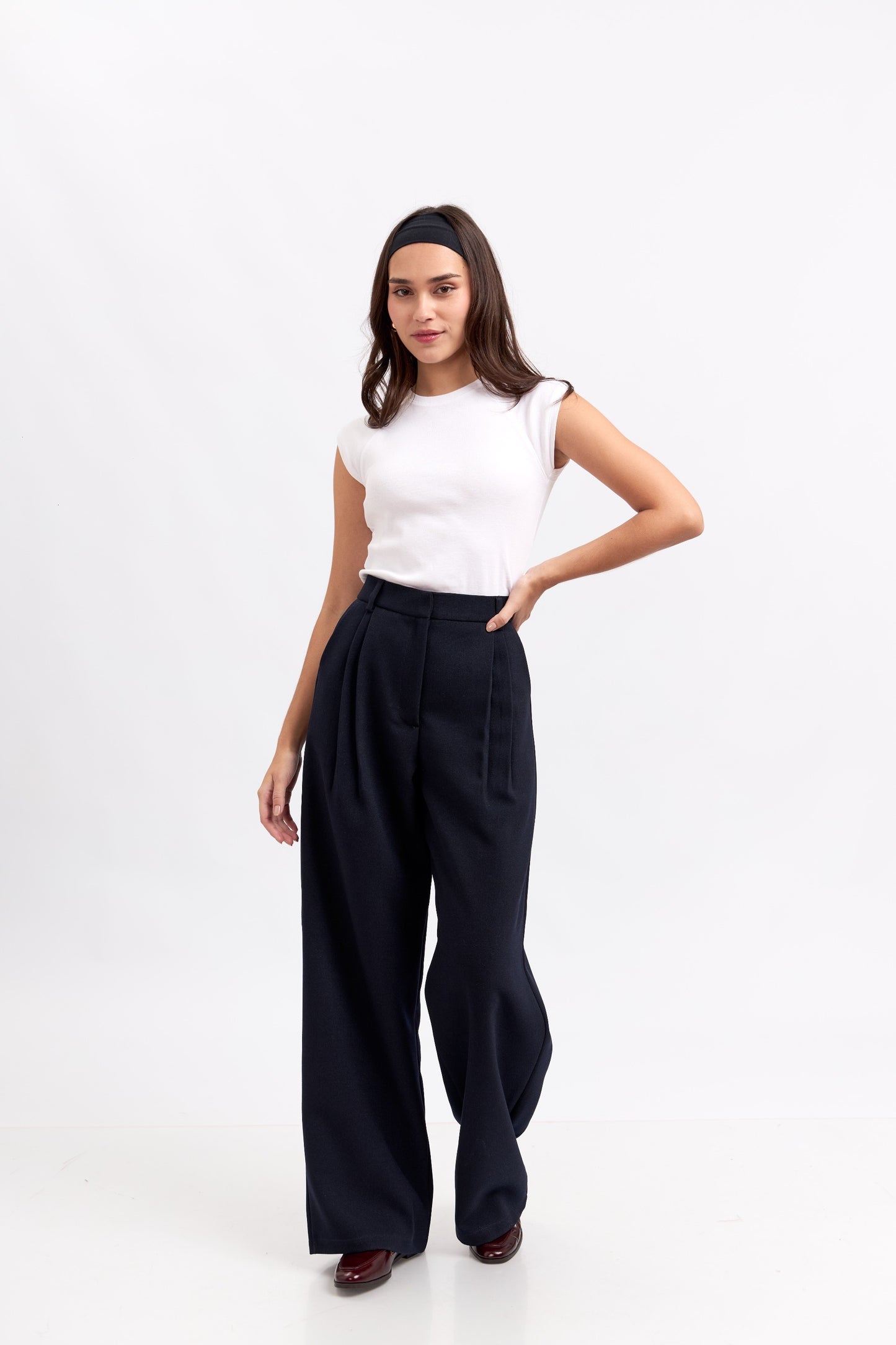 Pantalón de sastre Elisa - azul marino