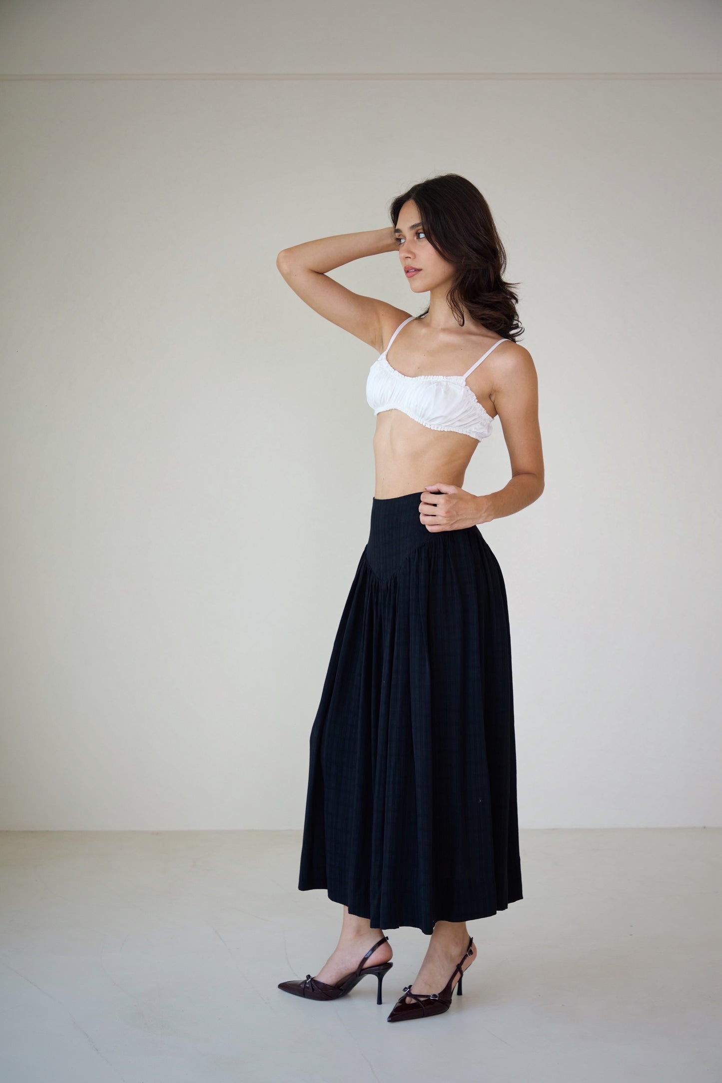 Falda rosalia negro