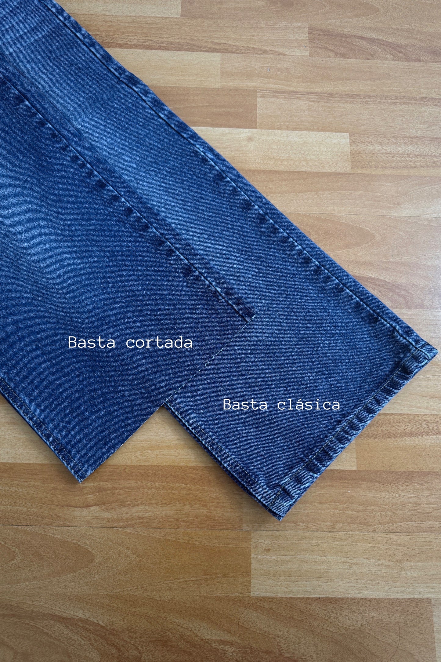 Wide leg jean Azul