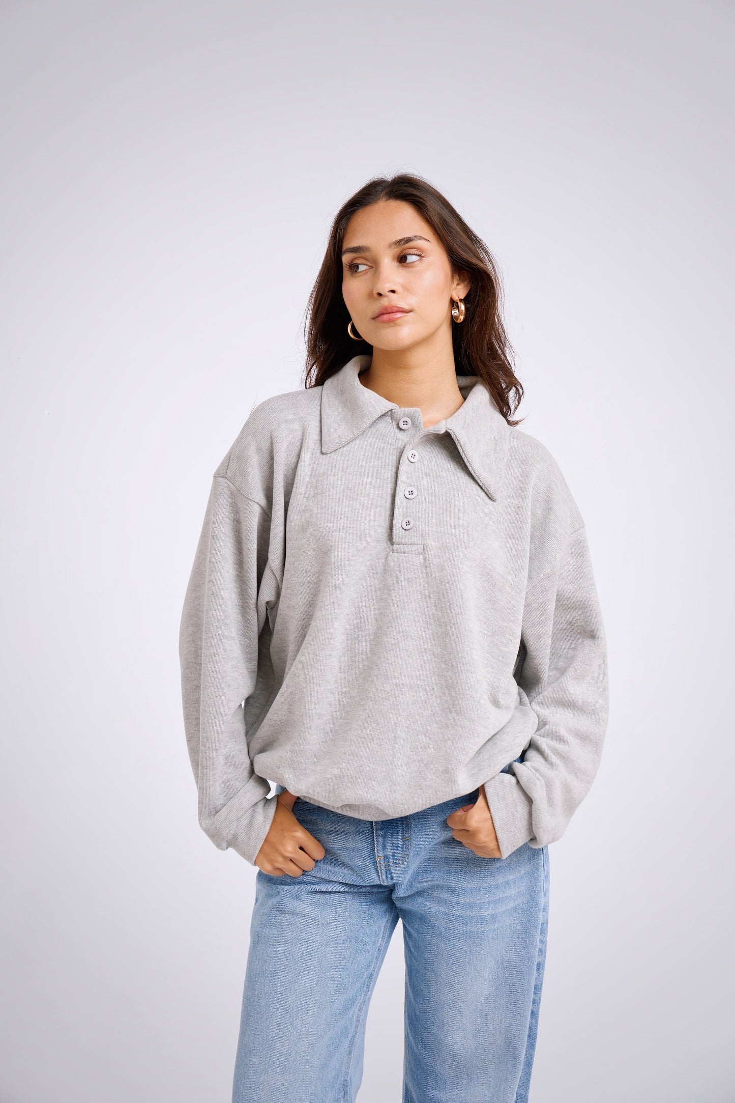 Hoodie camisero melange