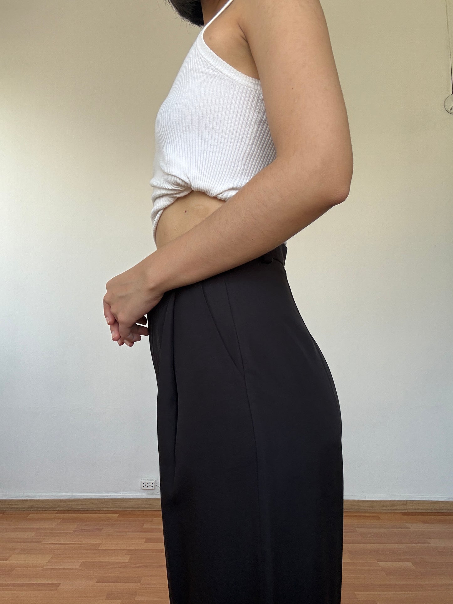 Pantalón fluido negro