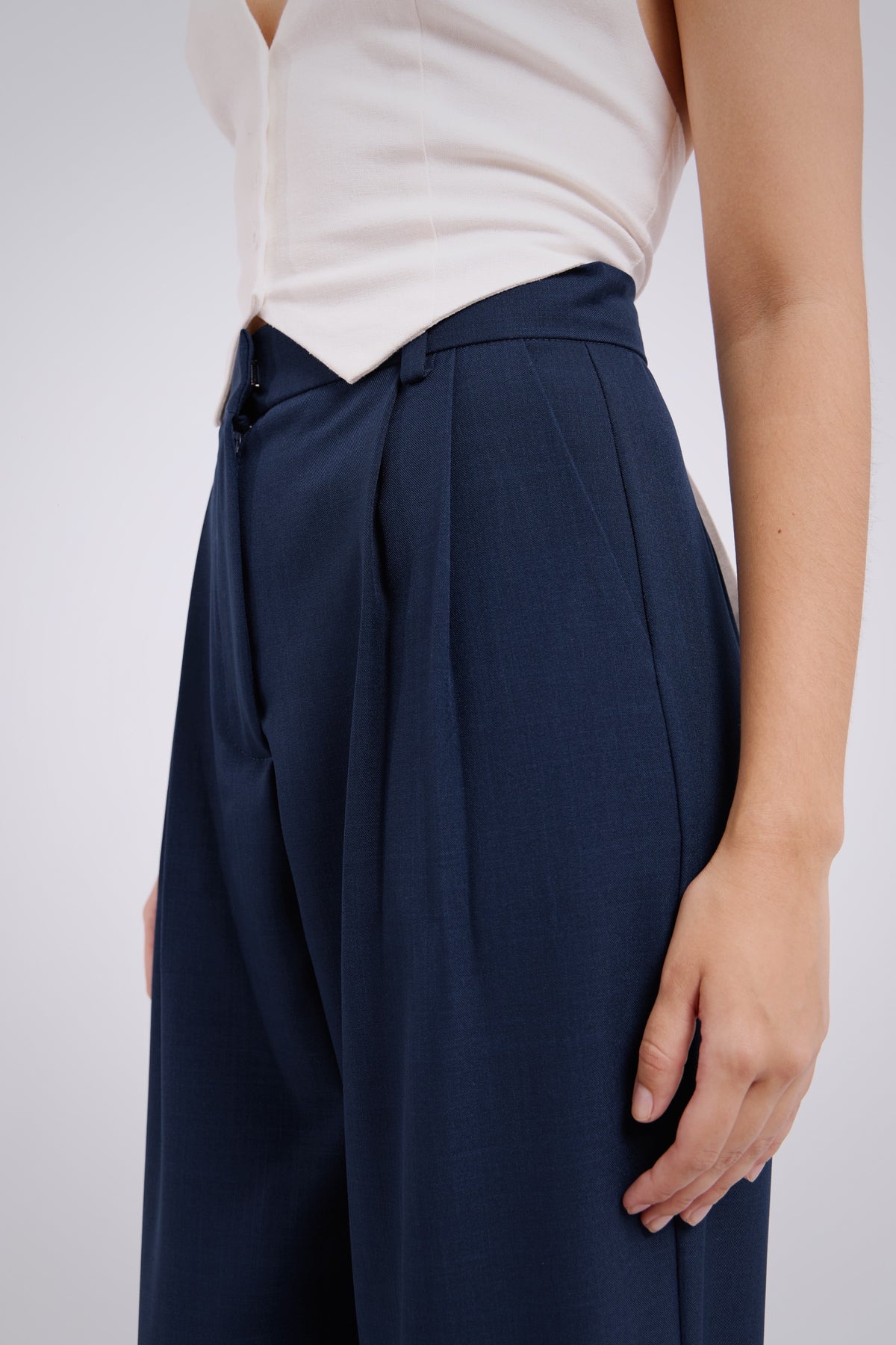 Pantalón de sastre azul marino