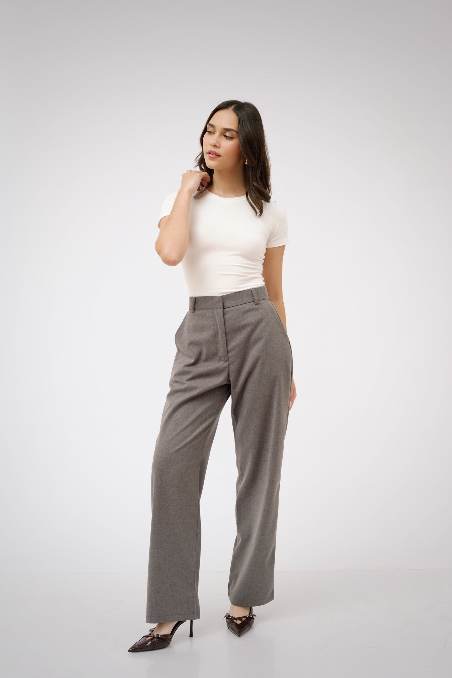 Pantalón clásico gris