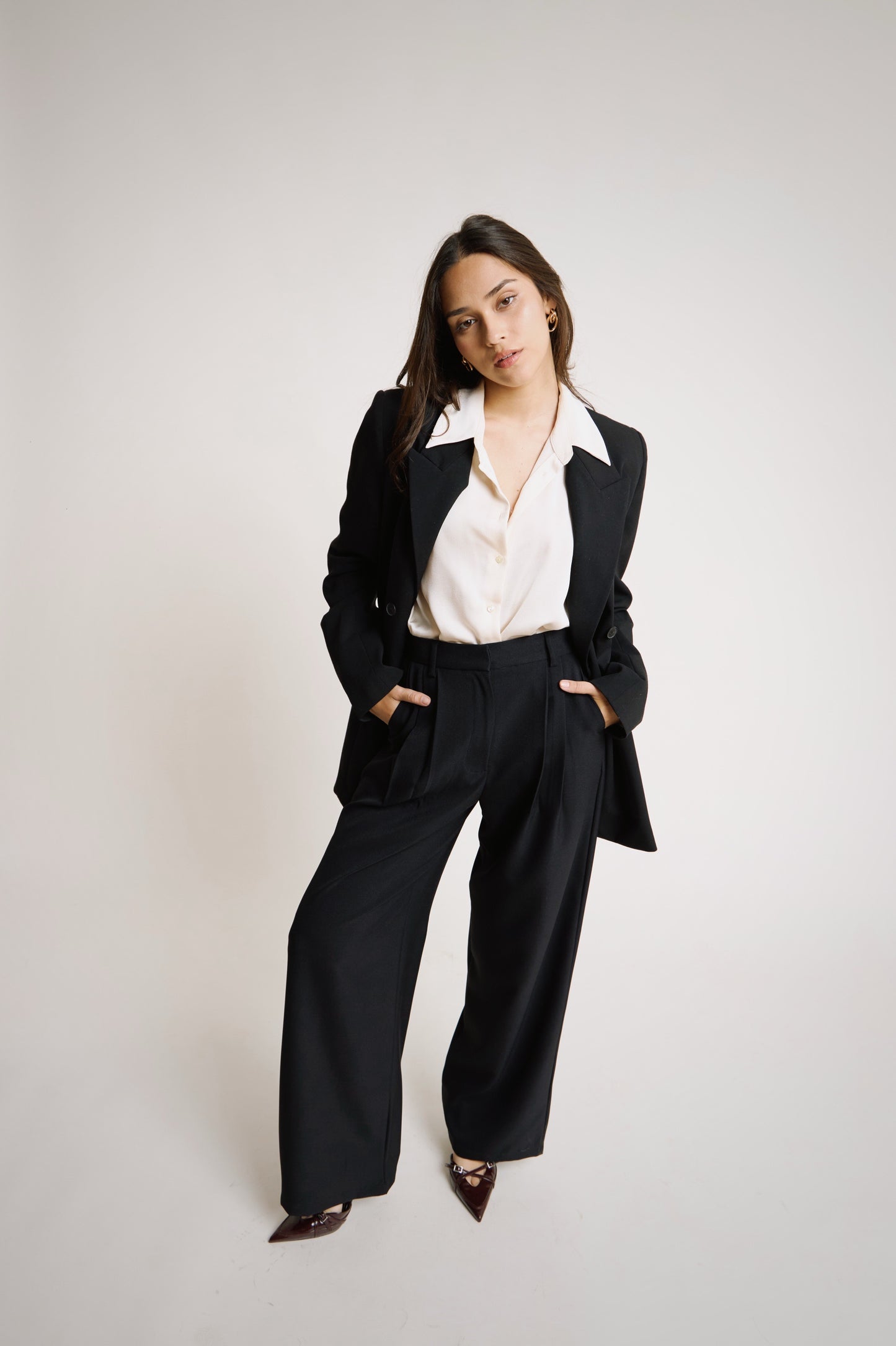 Pantalón de sastre negro