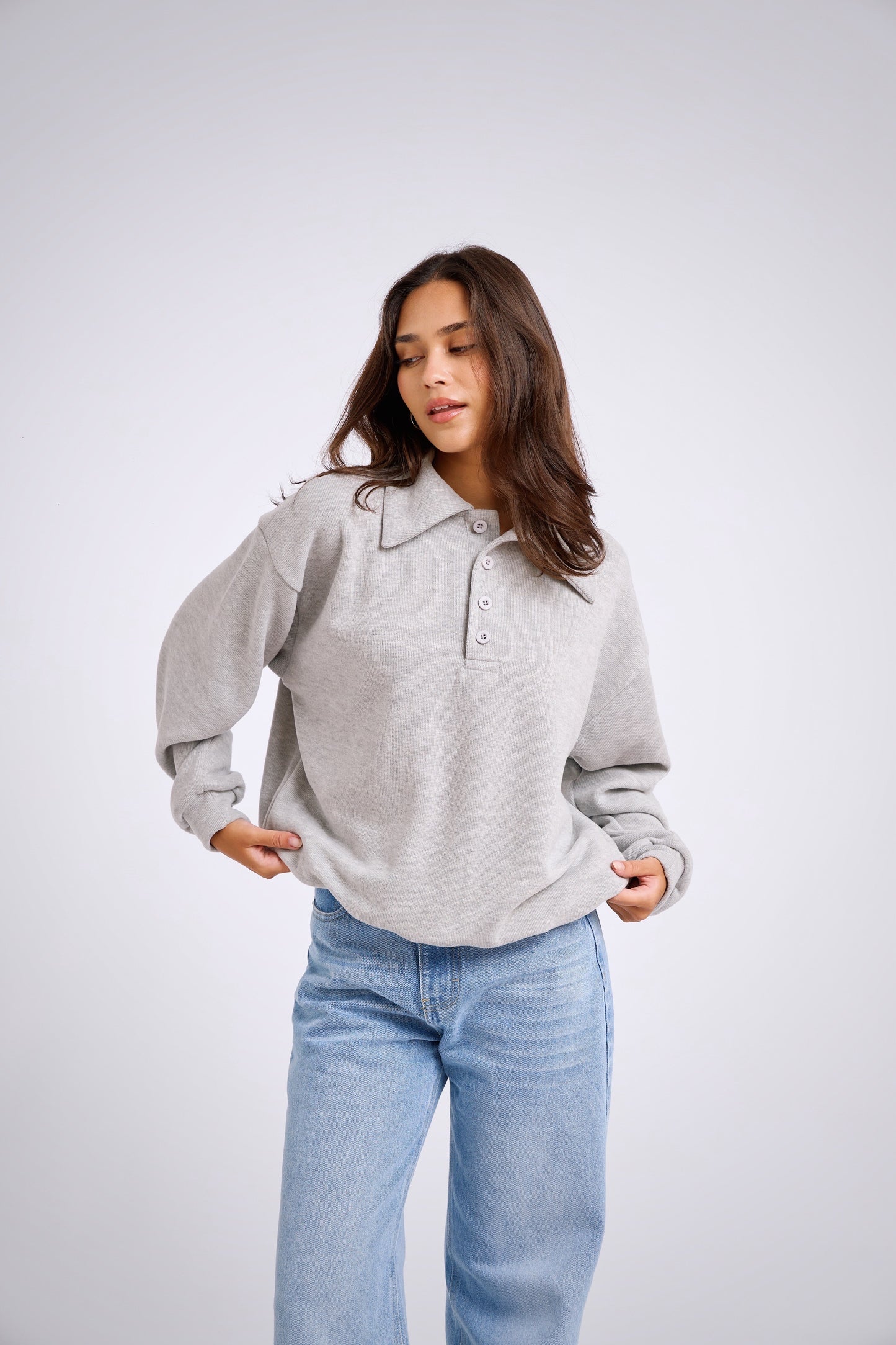 Hoodie camisero melange