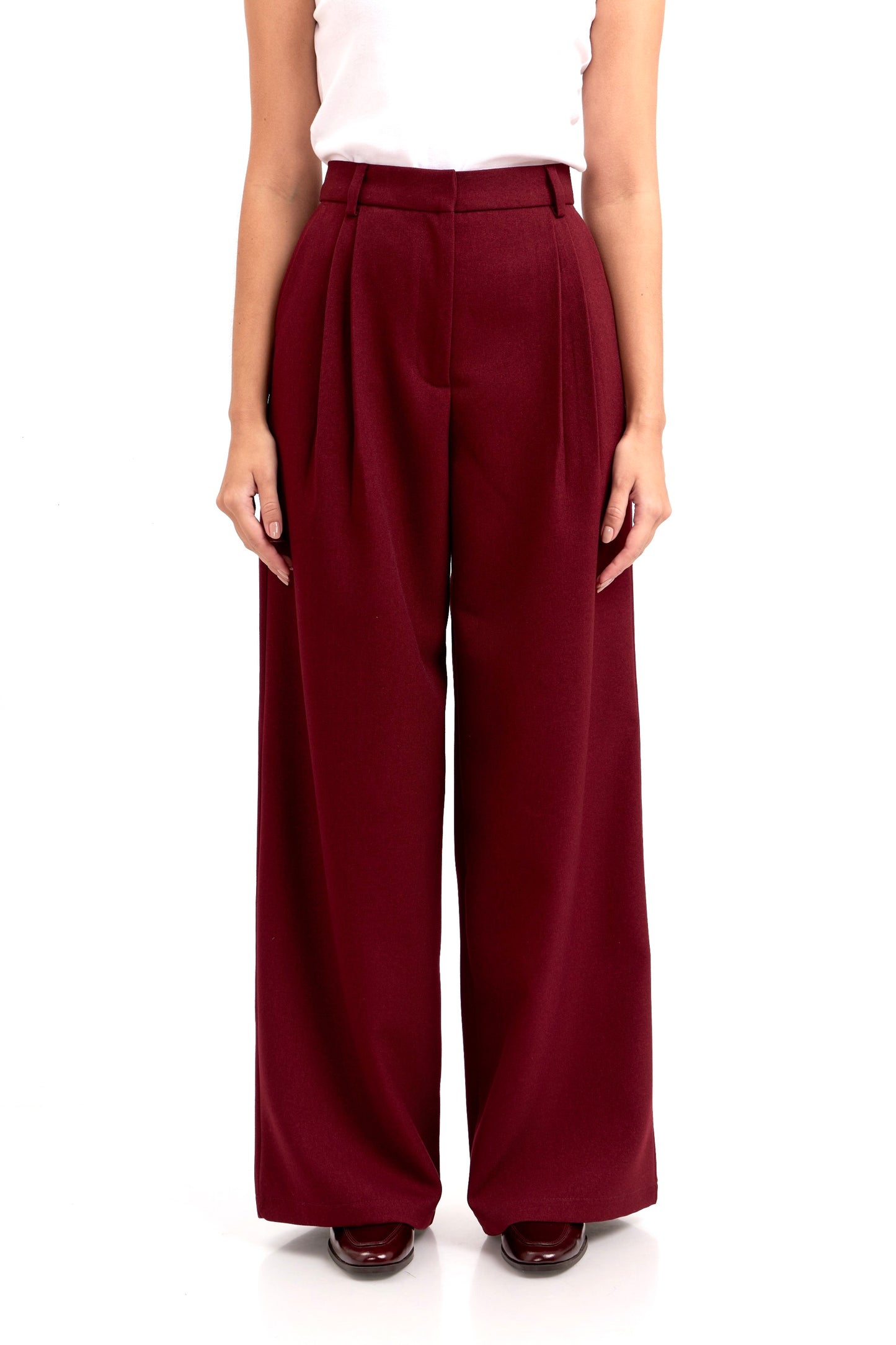 Pantalón de sastre Elisa - vino