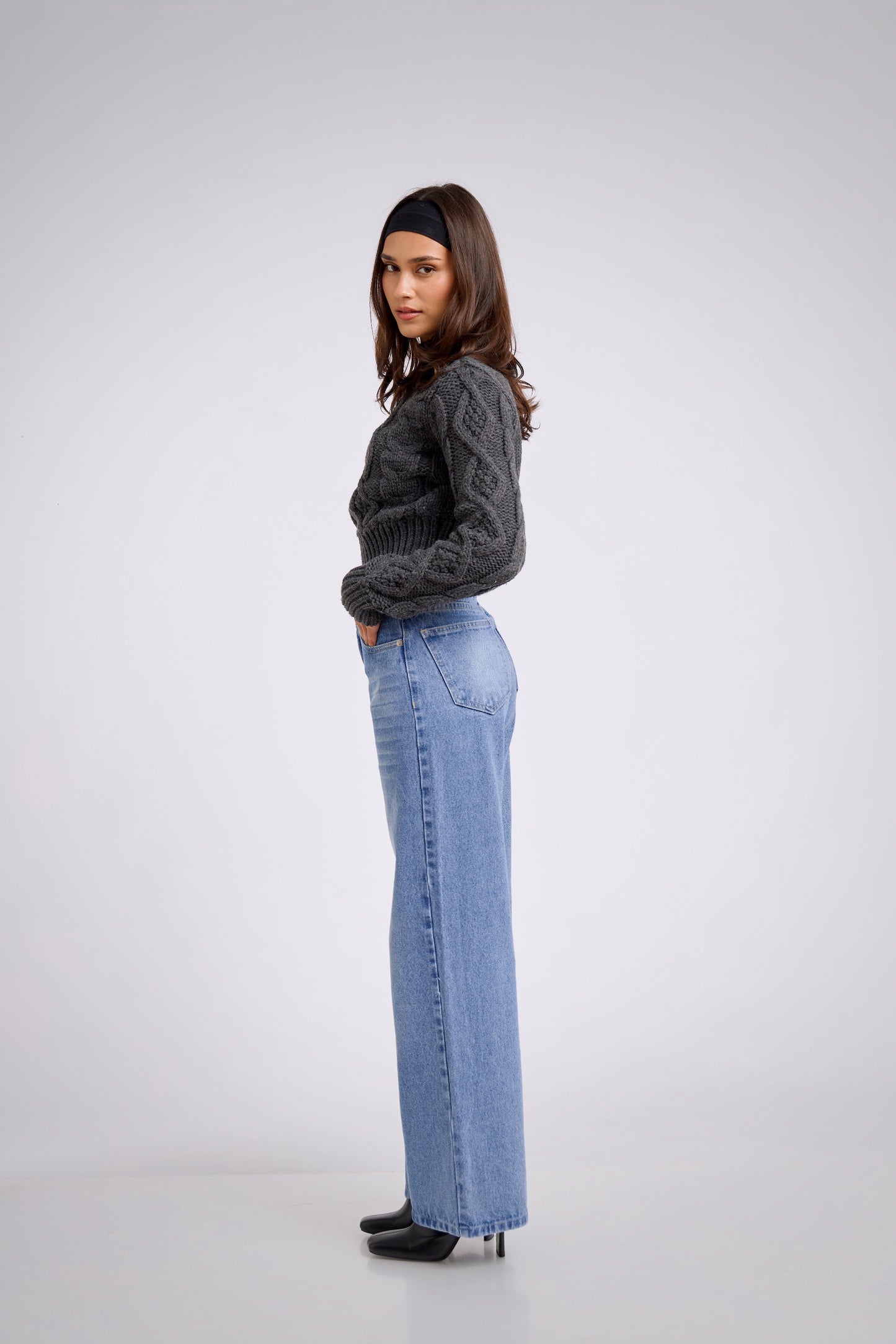 Wide leg jean Ice