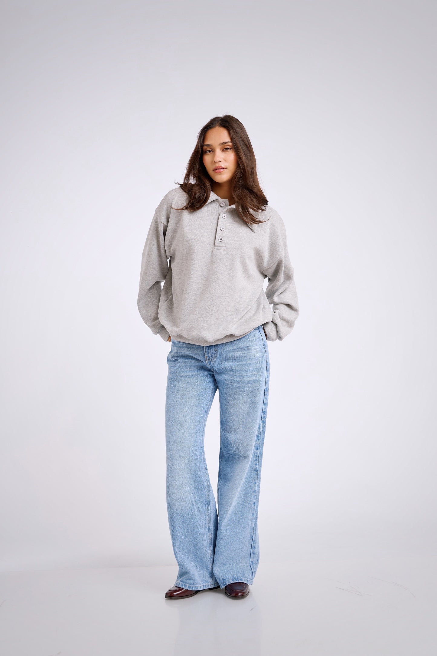 Hoodie camisero melange