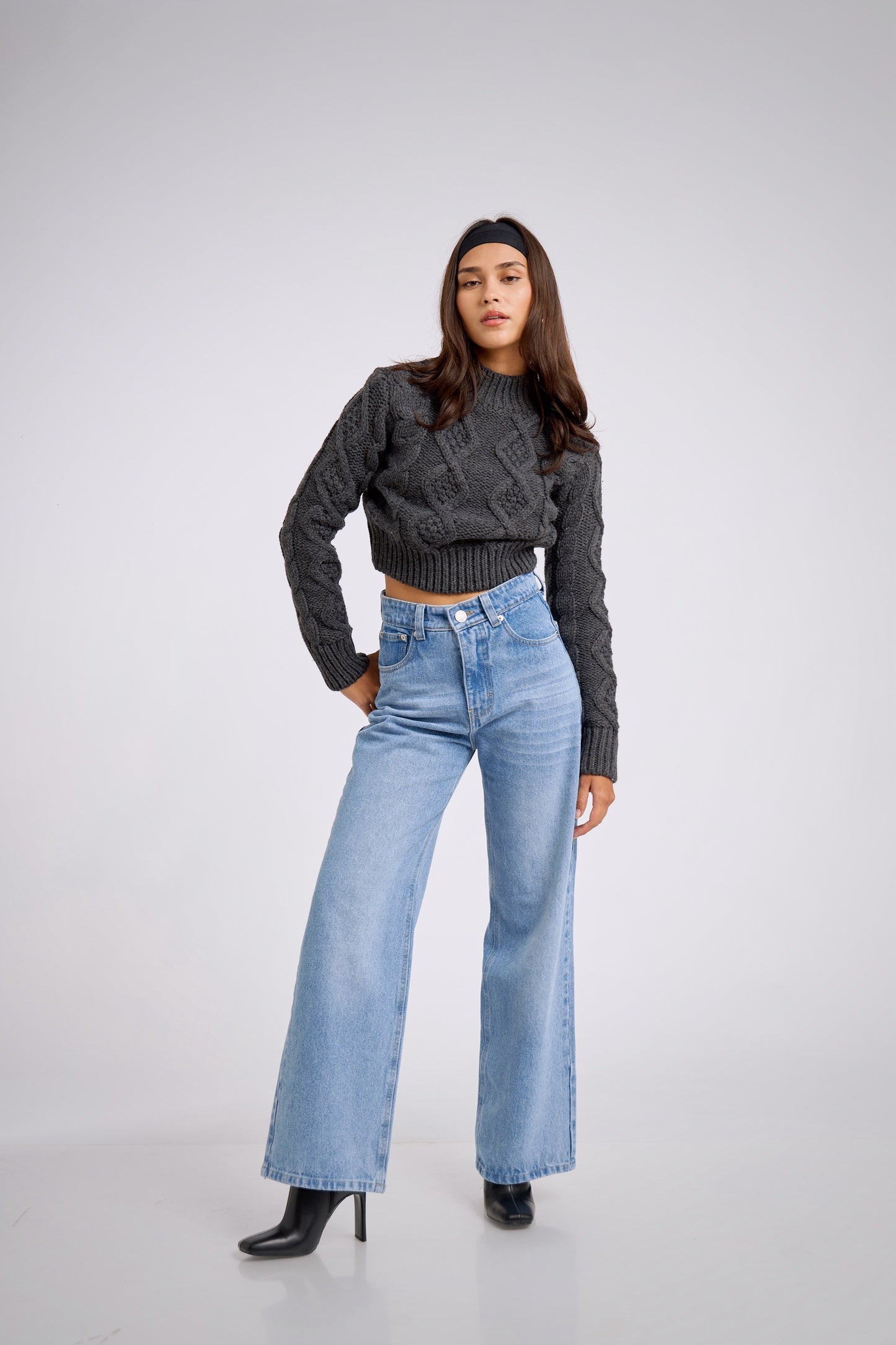 Wide leg jean Ice