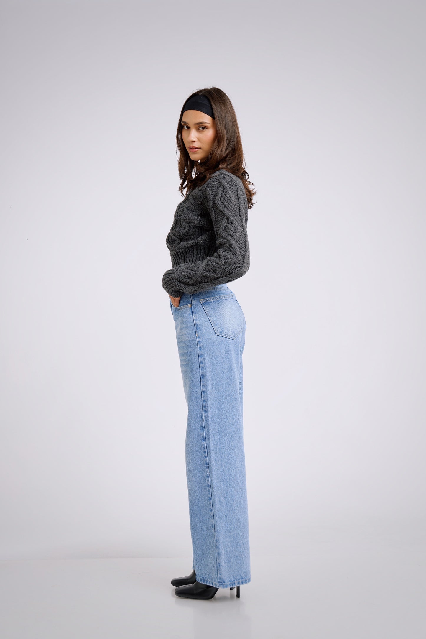 Wide leg jean Ice