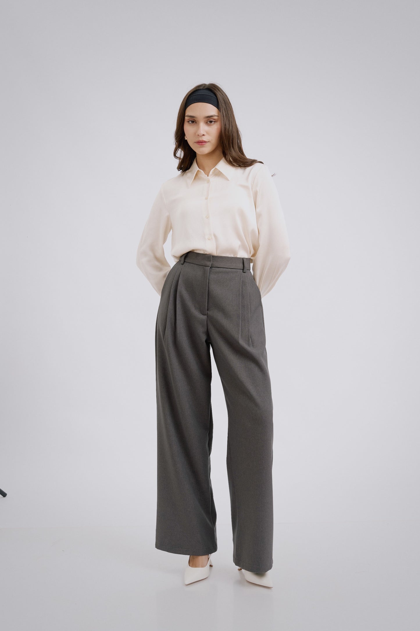 Pantalón de sastre gris