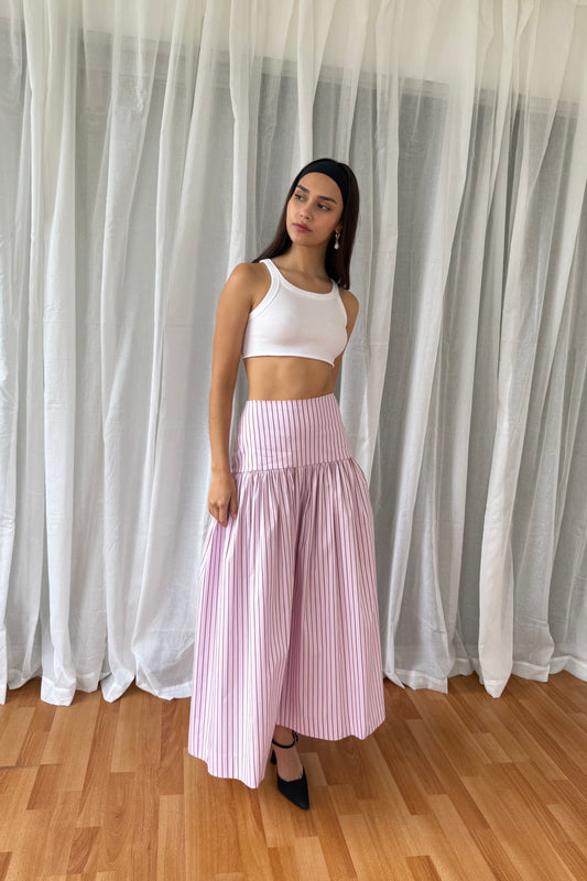 Falda marie rosa bebé