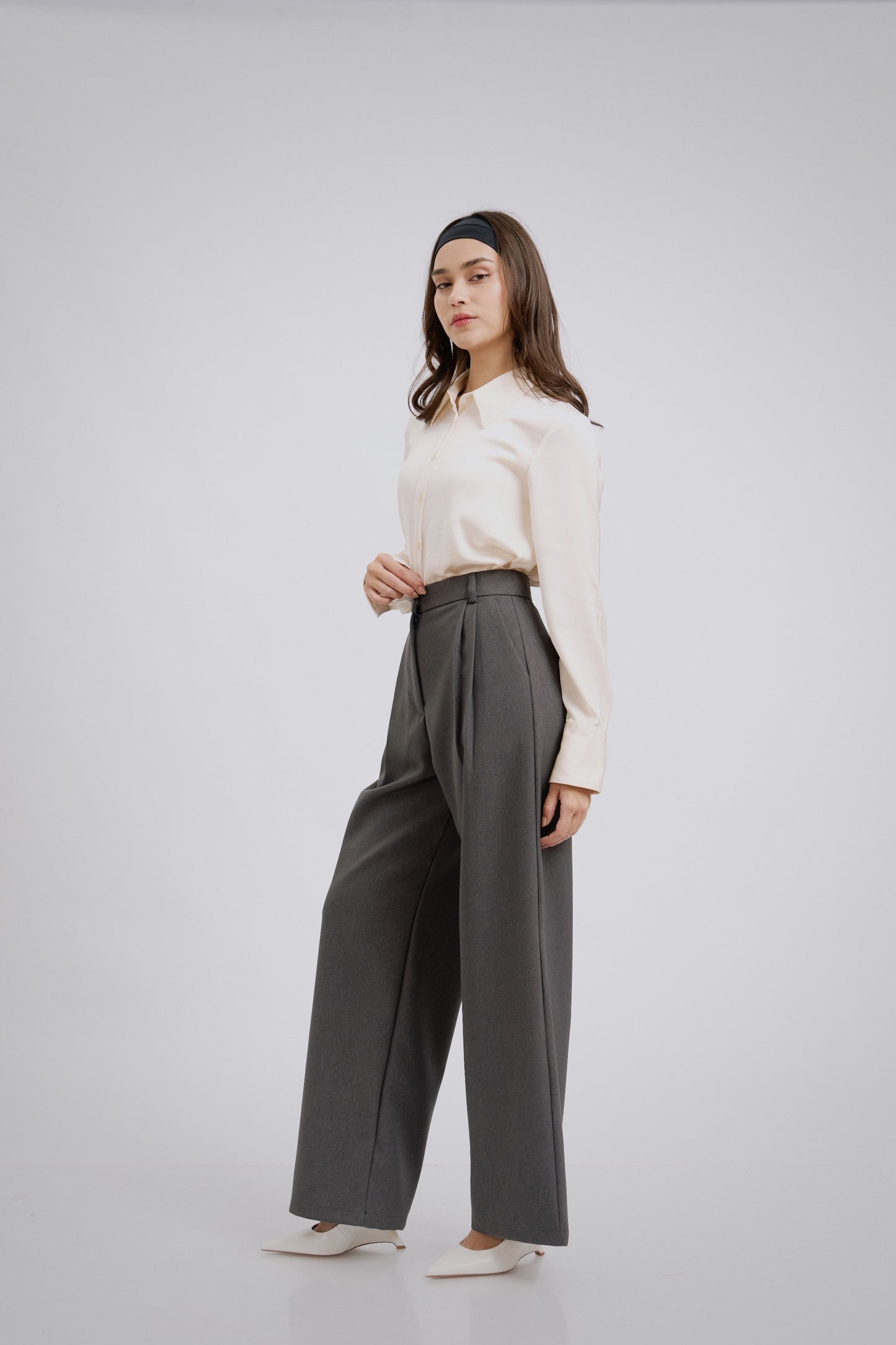 Pantalón de sastre gris
