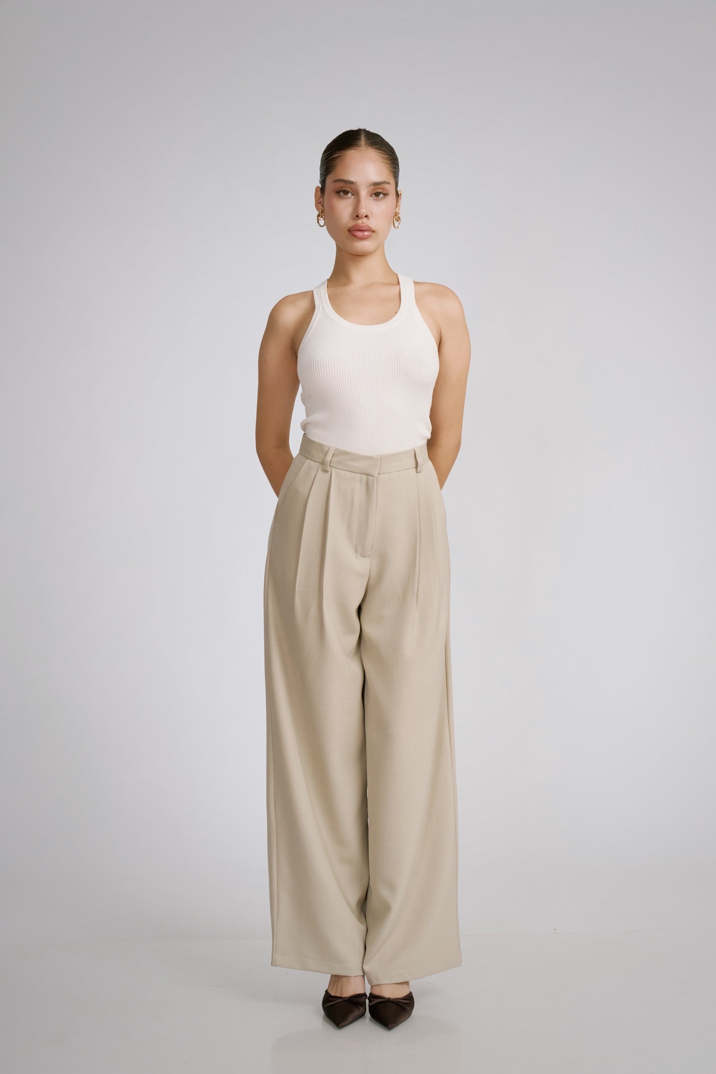 Pantalón de sastre ivory