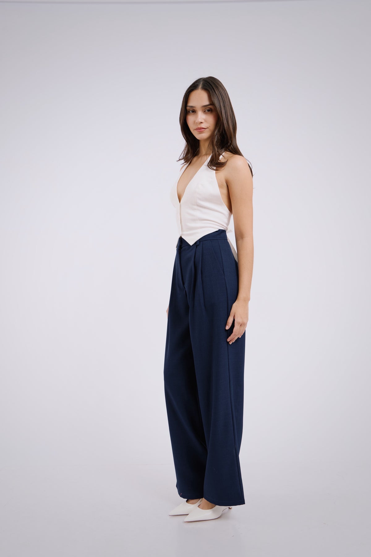 Pantalón de sastre azul marino