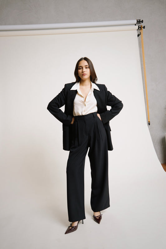Pantalón de sastre negro