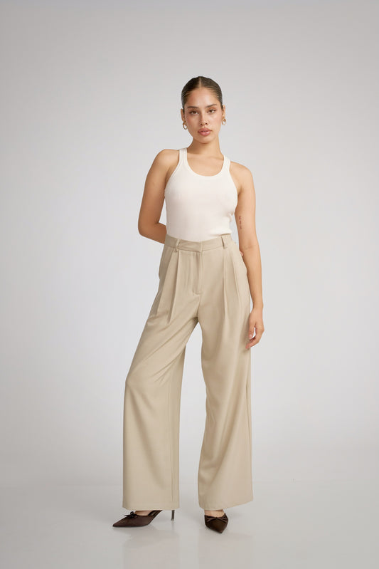 Pantalón de sastre crudo
