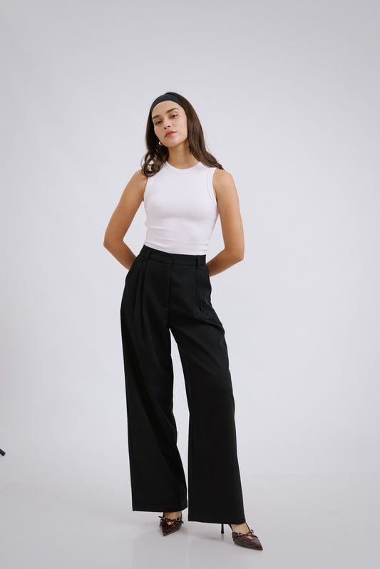 Pantalón de sastre negro