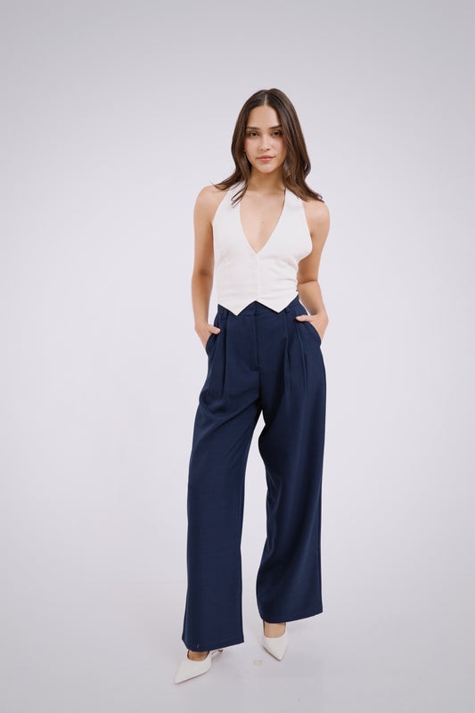 Pantalón de sastre azul marino