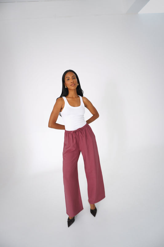 Pantalón Estambul Tinto