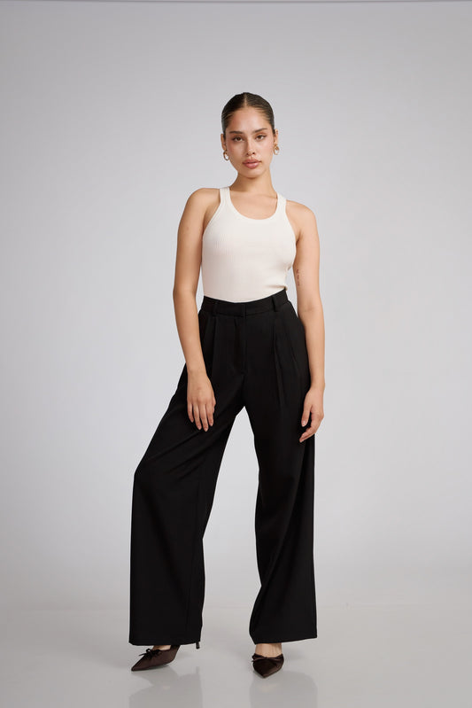 Pantalón de sastre negro