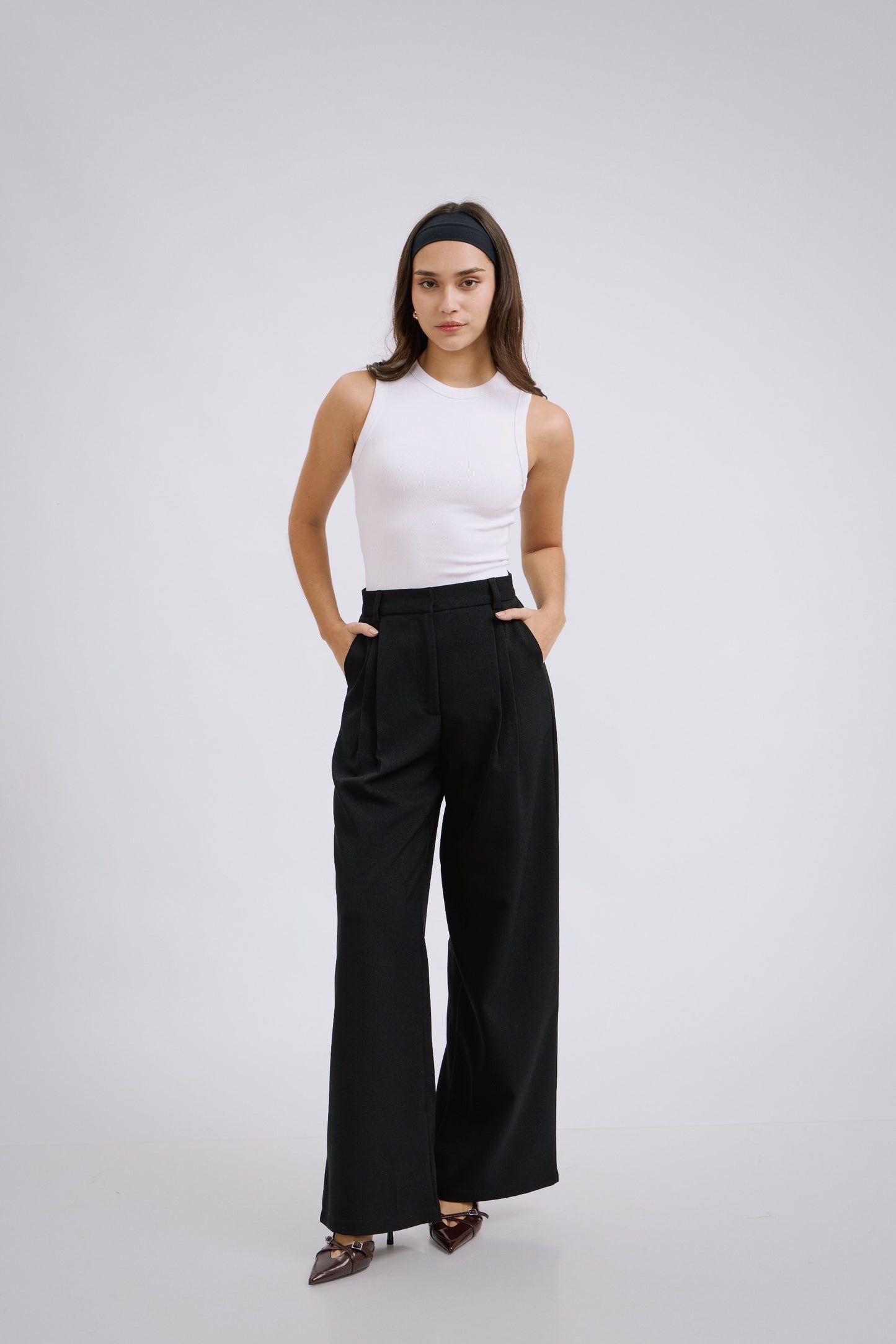 Pantalón de sastre negro