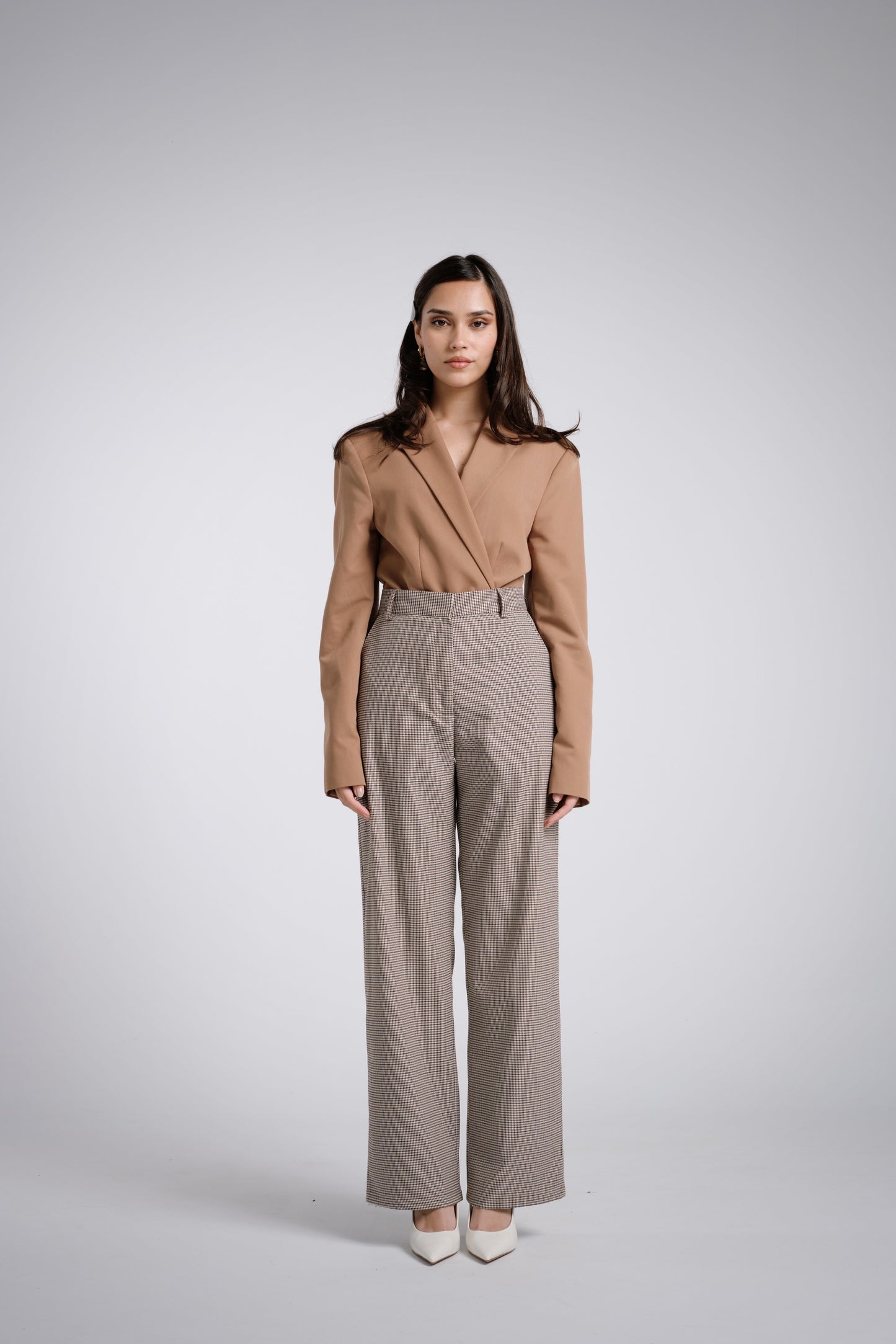 Pantalón clásico pata de gallo