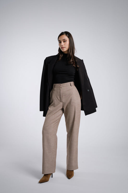 Pantalón clásico jaspeado