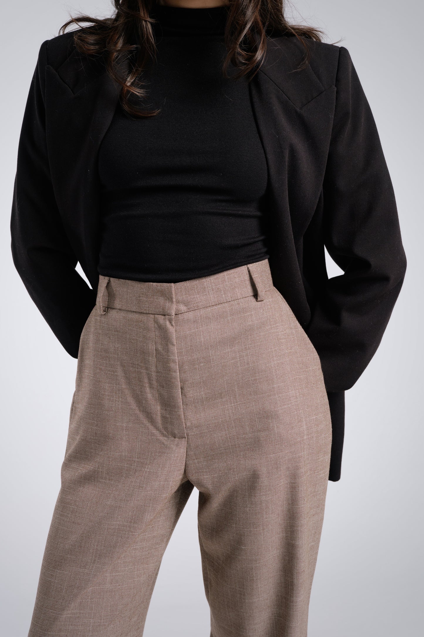 Pantalón clásico jaspeado