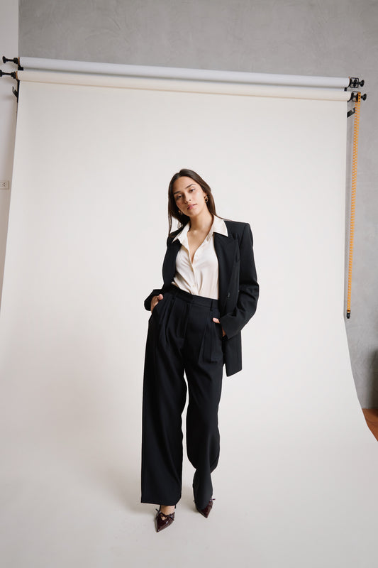 Pantalón de sastre negro