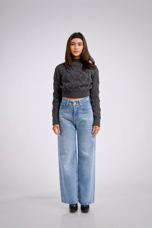 Wide leg jean Ice